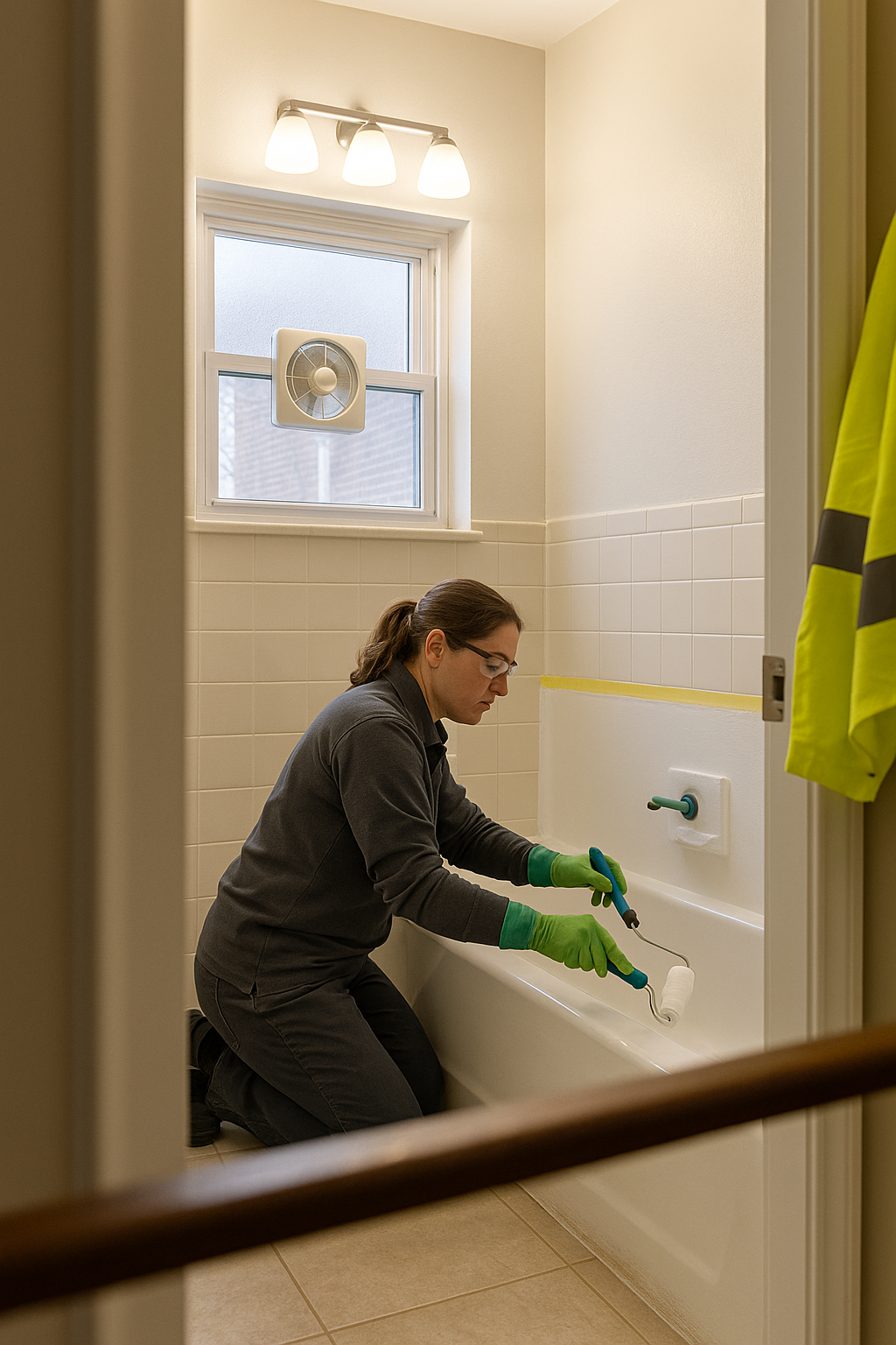 AI search snapshot image for Bathtub reglazing near me in Wilmington DE