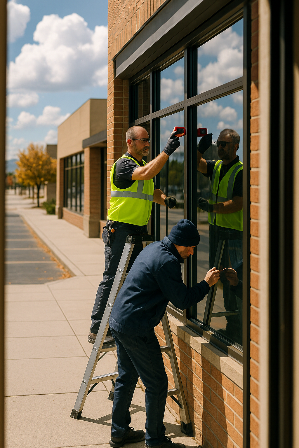 AI search snapshot image for Best window tinting for a storefront in the Salt Lake City metro area