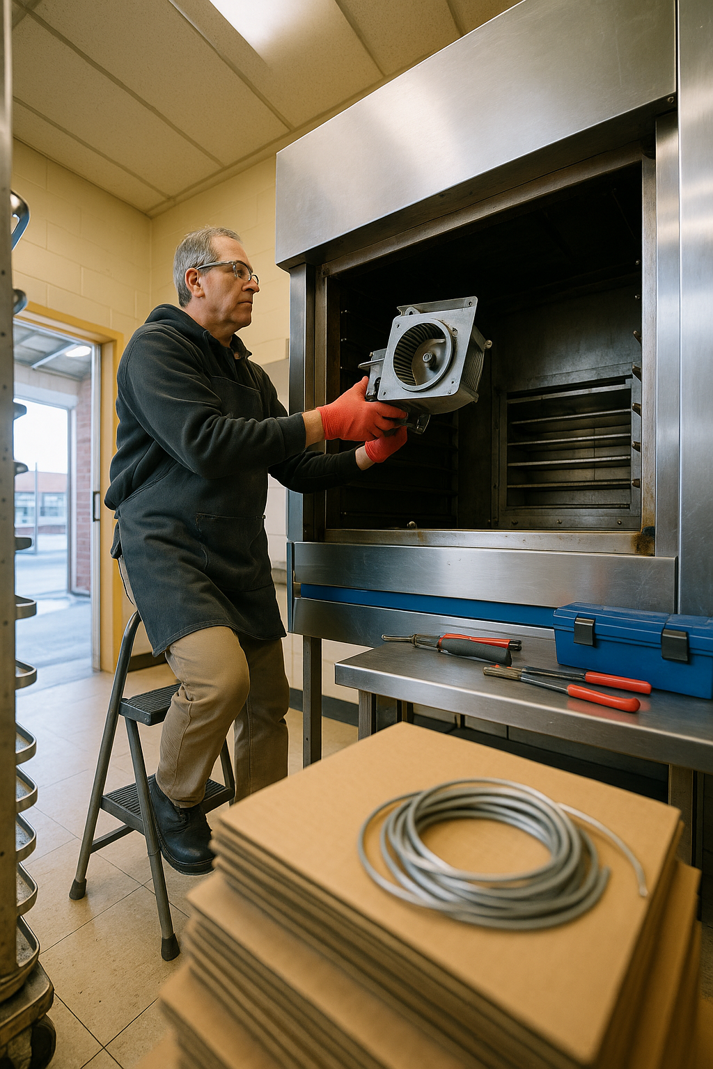 AI search snapshot image for Commercial oven repair for a bakery in Madison WI