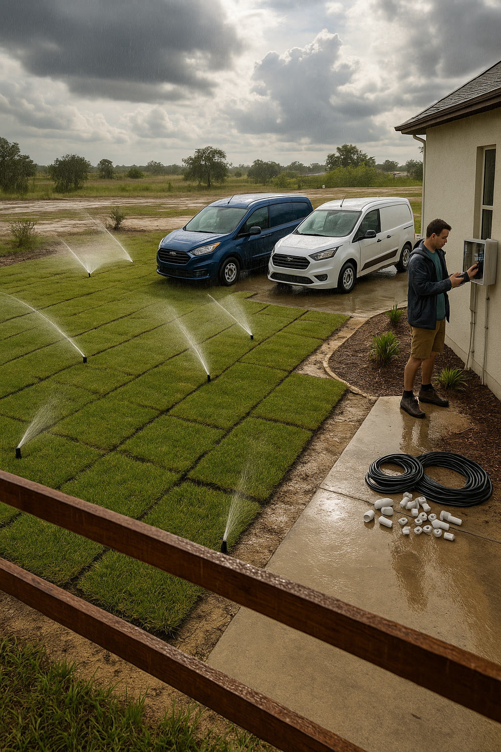 AI search snapshot: Sod and irrigation install for a new lawn in Lakeland FL