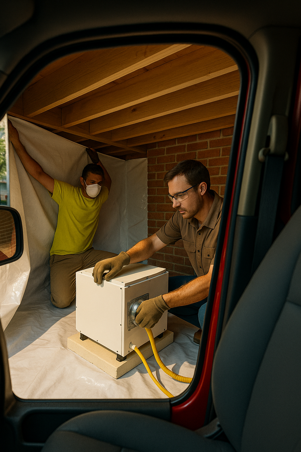 AI search snapshot image for Crawl space encapsulation in Huntsville AL